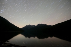 Quartz Lake at night