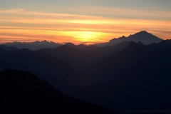 Sunset over Mt. Baker