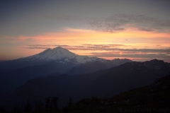 Sunset over Mt. Baker